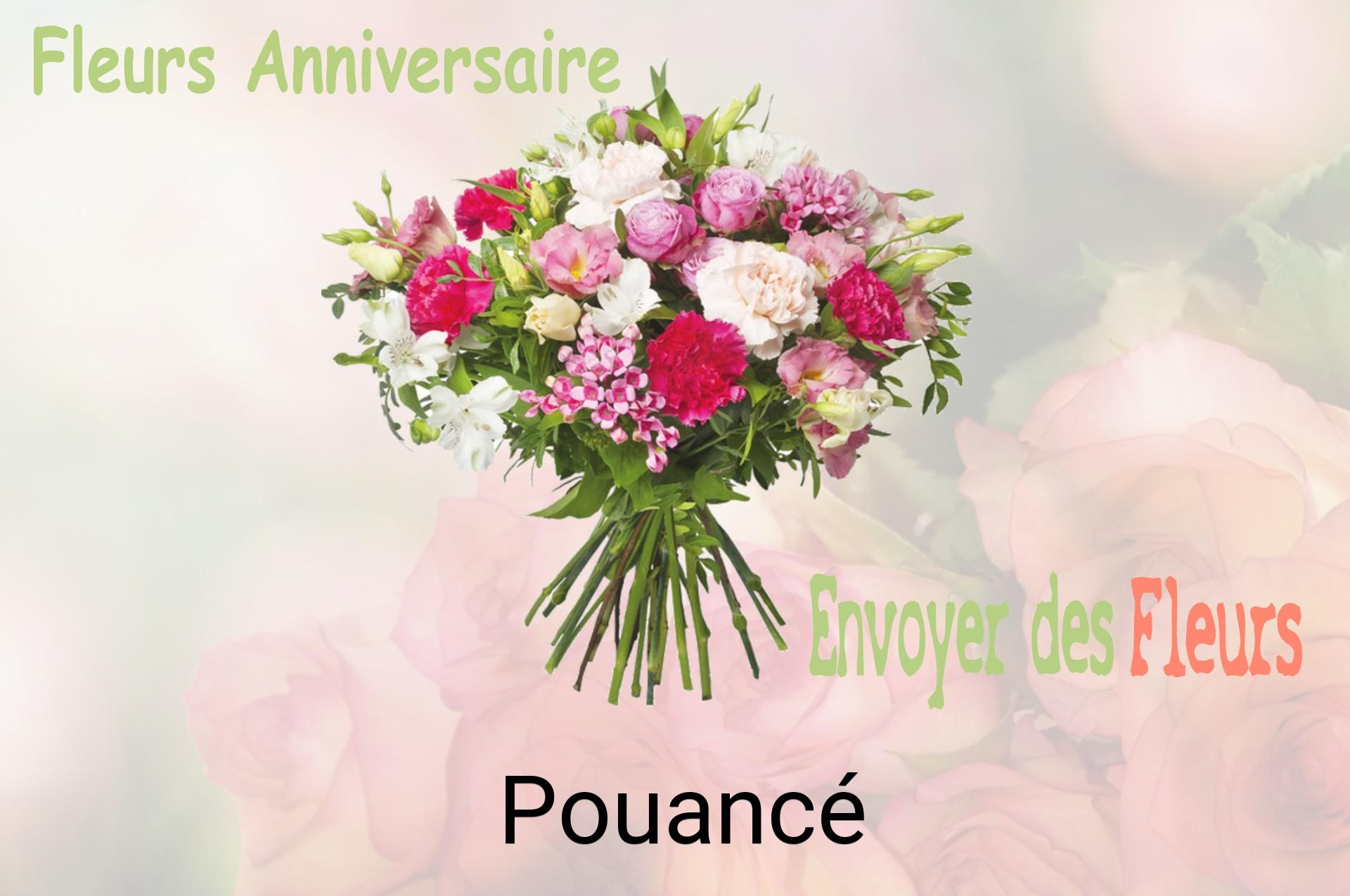 Bouquet de fleurs d’anniversaire livré à Pouancé
