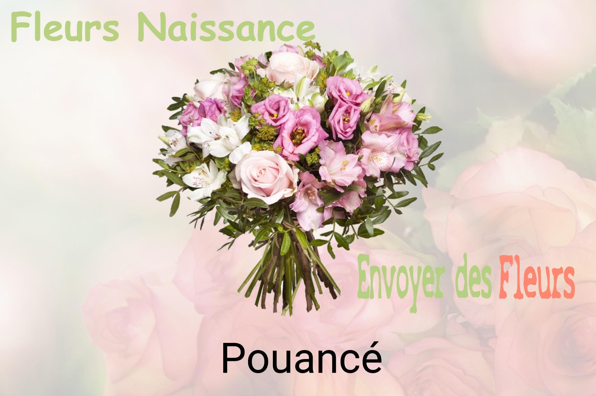 Bouquet de fleurs de naissance livré à Pouancé